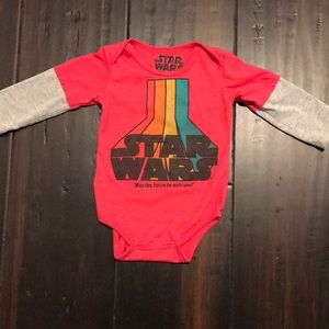 Star Wars long sleeve shirt 9 months